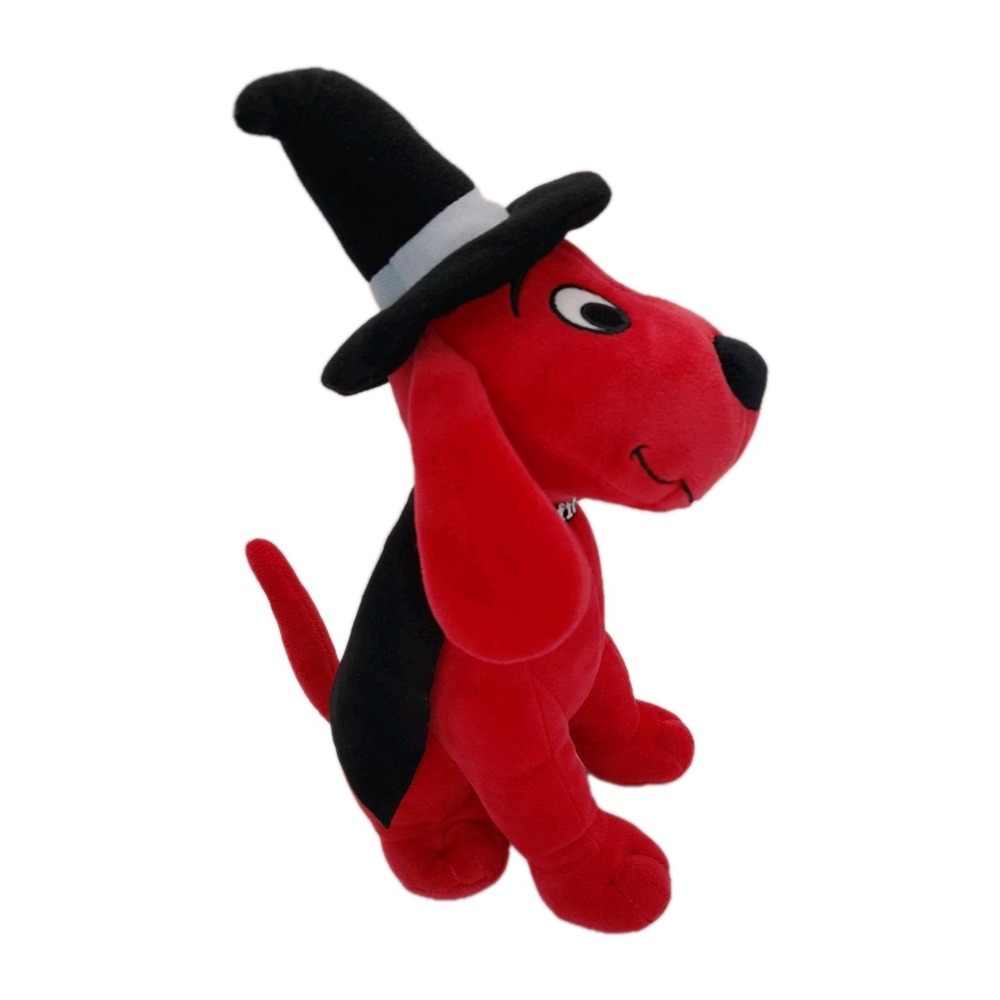 Clifford The Big Red Dog Plush 10" Black Witch Hat Kohl's Cares Stuffed Animal